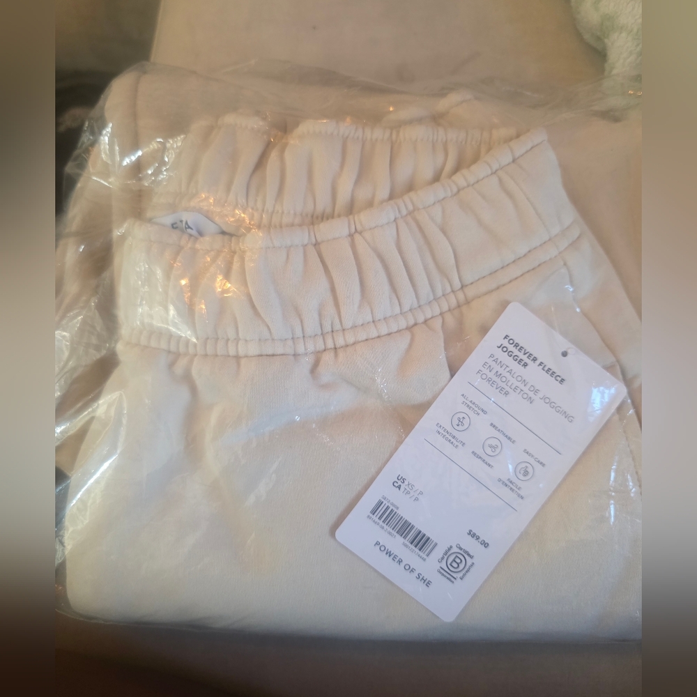 Athleta  Cream Sweatpants